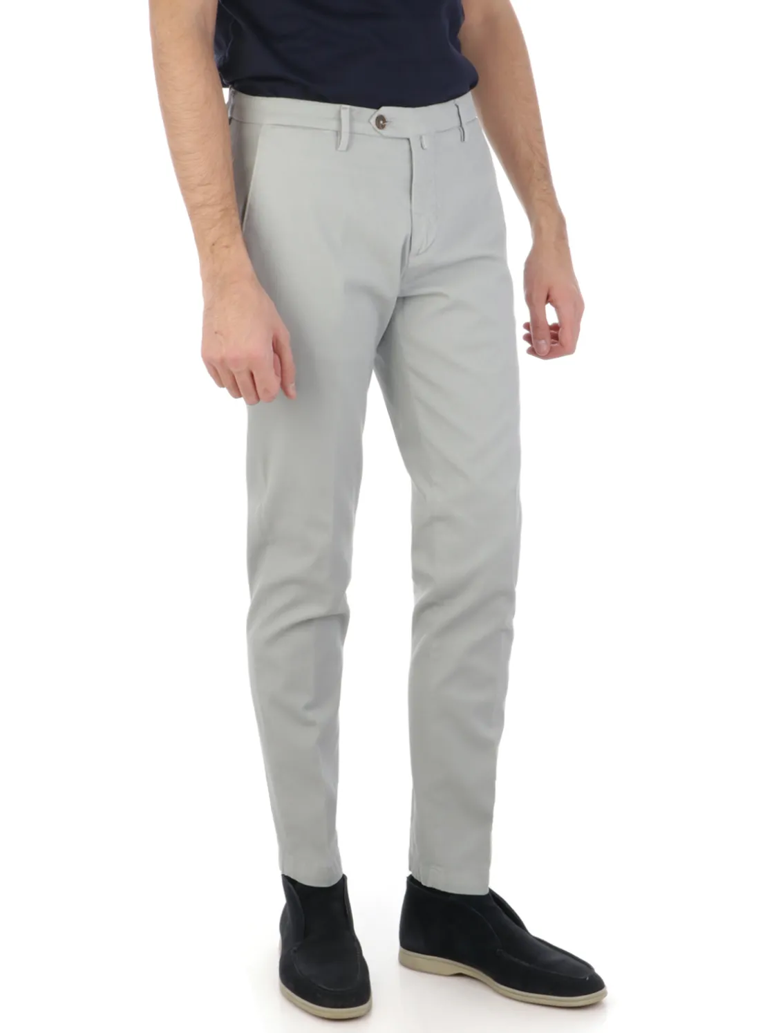 Briglia 1949 BRIGLIA | Pantaloni Uomo In Cotone Operato Stretch>Uomo Pantaloni