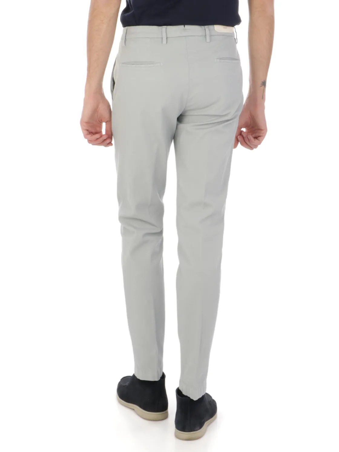 Briglia 1949 BRIGLIA | Pantaloni Uomo In Cotone Operato Stretch>Uomo Pantaloni