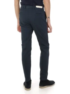 Briglia 1949 BRIGLIA | Pantaloni Uomo In Cotone Operato Stretch>Uomo Pantaloni