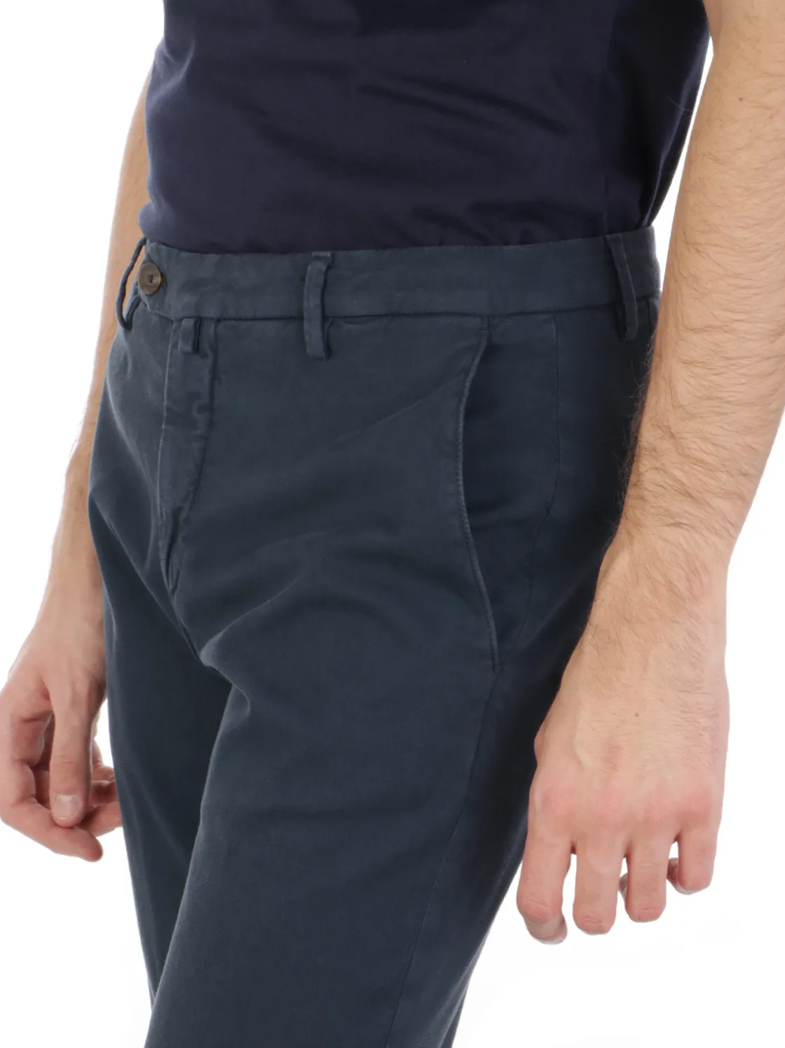Briglia 1949 BRIGLIA | Pantaloni Uomo In Cotone Operato Stretch>Uomo Pantaloni