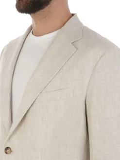 Brooksfield | Blazer Uomo in Lino><noscript><img width=