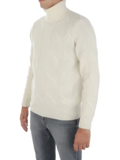 Brooksfield | Dolcevita Uomo in Lana a Treccia>Uomo Maglie