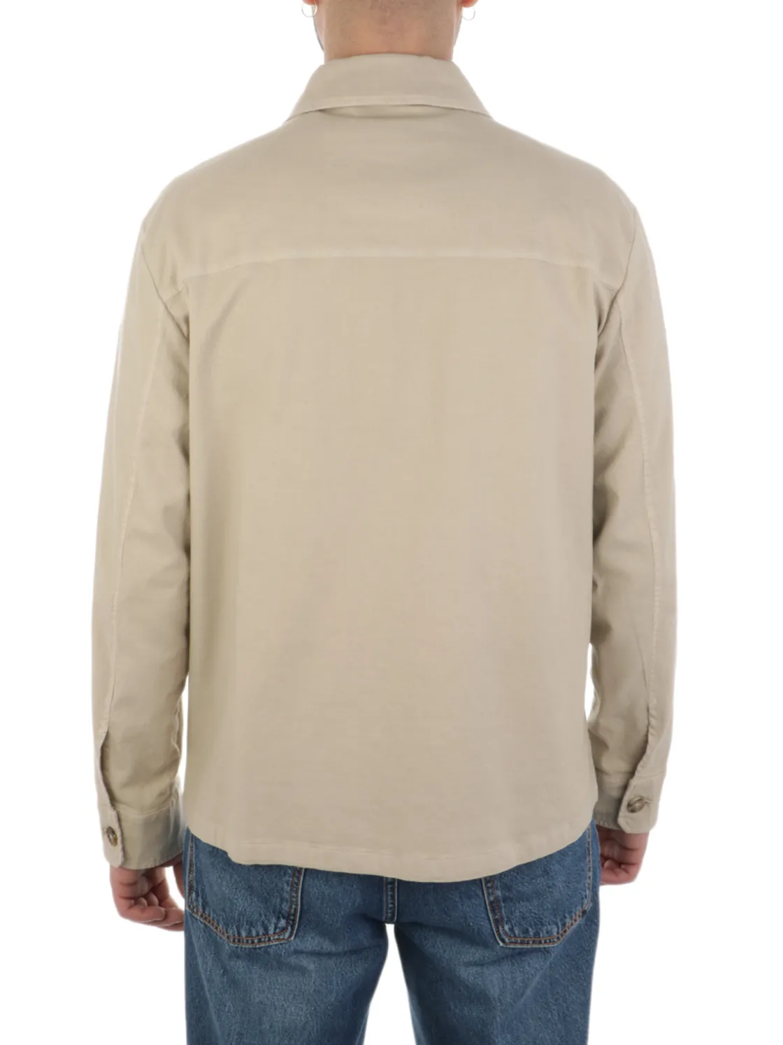 Brooksfield | Overshirt Uomo in Cotone e Lino>Uomo Camicie