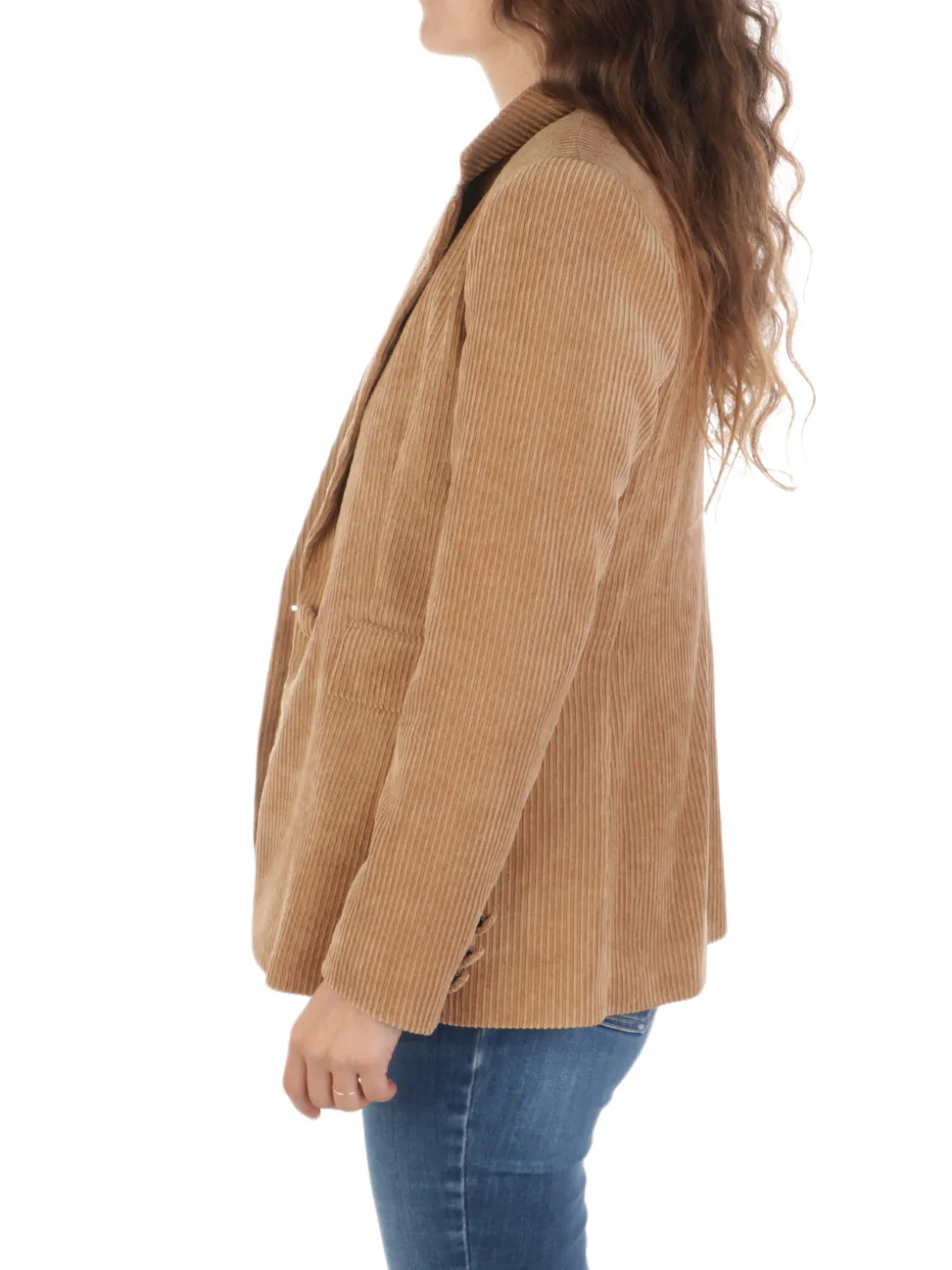 B.YU | Giacca Donna in Velluto a Coste>Donna Blazer E Giacche