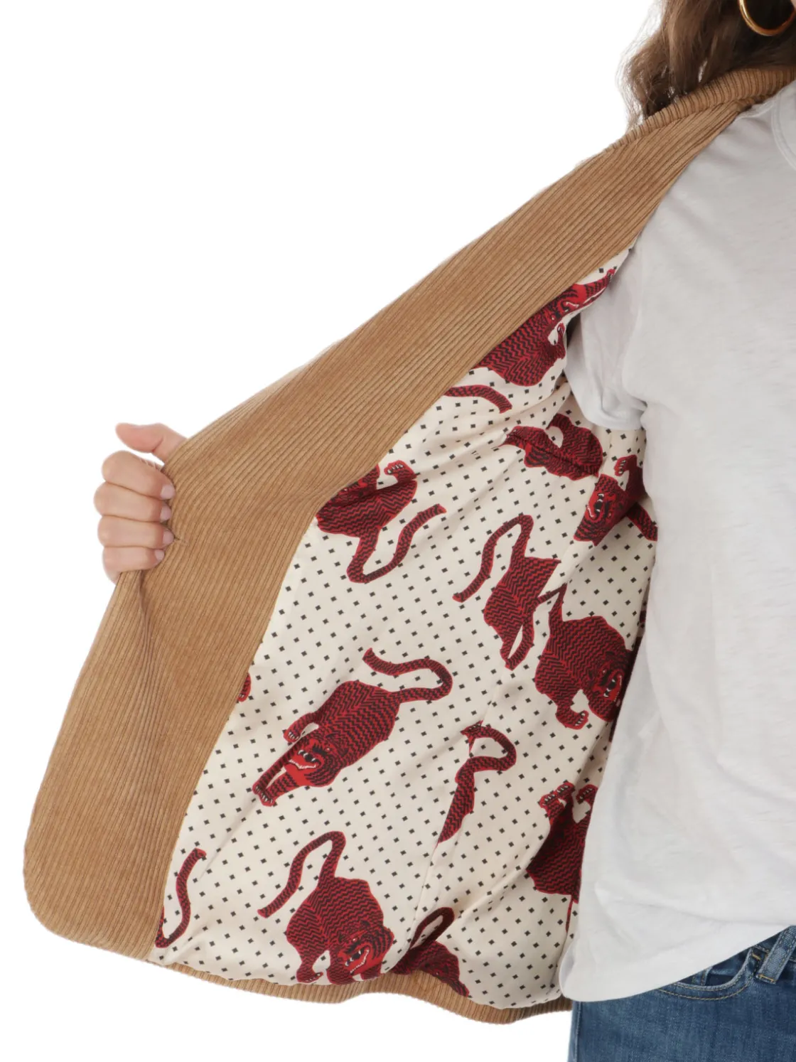 B.YU | Giacca Donna in Velluto a Coste>Donna Blazer E Giacche