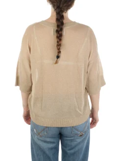 B.YU | Maglia Donna Boxy Lurex>Donna Maglie