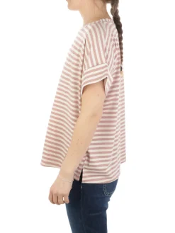 B.YU | T-Shirt Donna Girocollo Riga Lurex>Donna T-Shirts