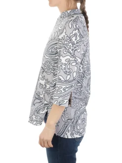Caliban | Camicia Donna Paisley in Cotone>Donna Camicie