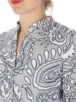 Caliban | Camicia Donna Paisley in Cotone><noscript><img width=