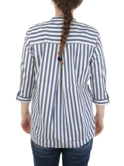 Caliban | Camicia Donna Riga Bretone Stretch>Donna Camicie