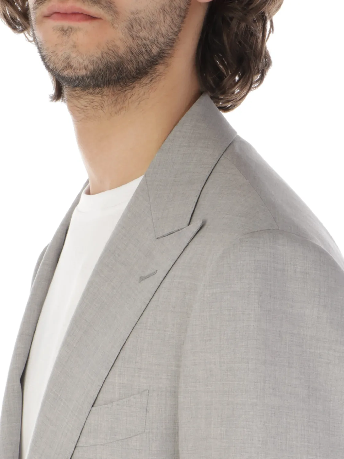 Canali | Abito Uomo Foderato in Lana>Uomo Abiti