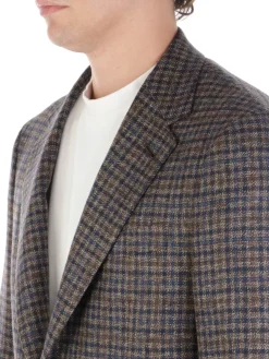 Canali | Giacca Uomo Foderata in Lana a Quadretti><noscript><img width=