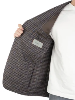 Canali | Giacca Uomo Foderata in Lana a Quadretti><noscript><img width=