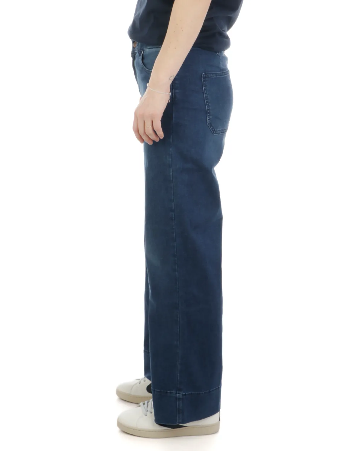 Cigala’s CIGALA'S | Jeans Donna Palazzo Crop Dyed>Donna Jeans