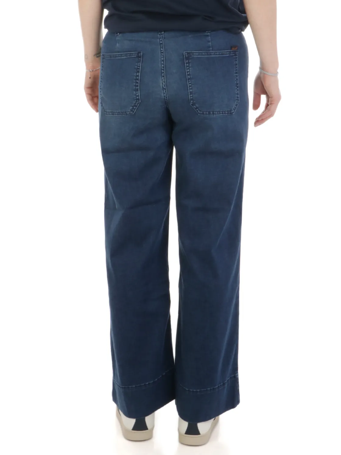 Cigala’s CIGALA'S | Jeans Donna Palazzo Crop Dyed>Donna Jeans