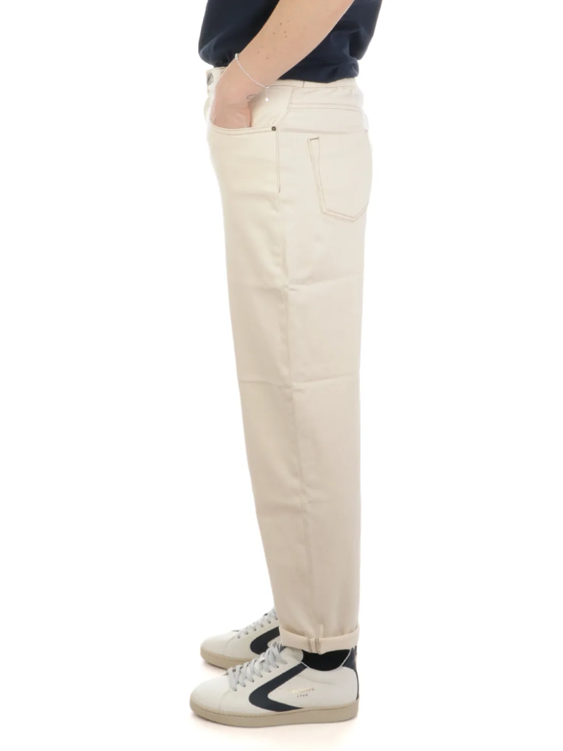 Cigala’s CIGALA'S | Jeans Donna Strap Carrot Raw Dyed>Donna Jeans