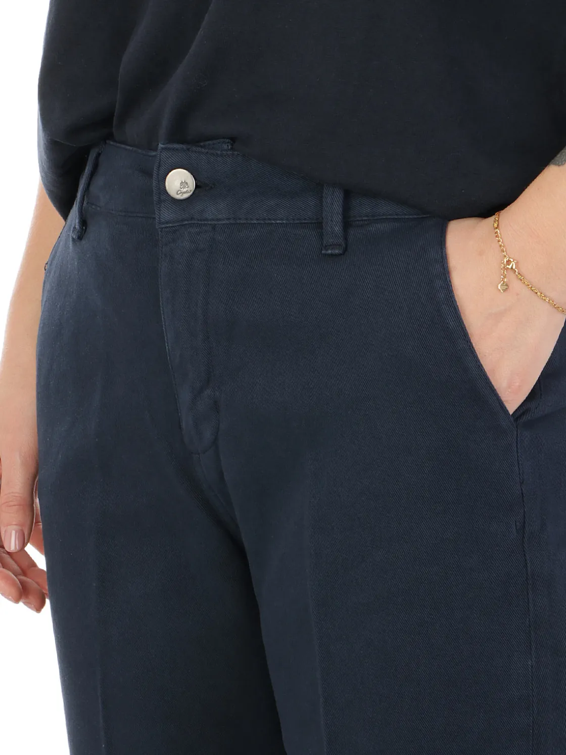 Cigala’s CIGALA'S | Pantaloni Donna Relaxed Chino Dyed>Donna Pantaloni