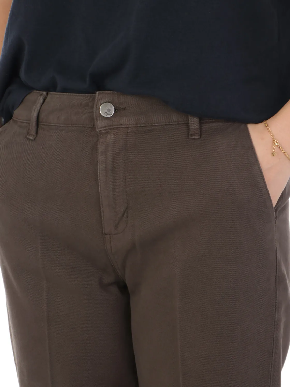 Cigala’s CIGALA'S | Pantaloni Donna Relaxed Chino Dyed>Donna Pantaloni
