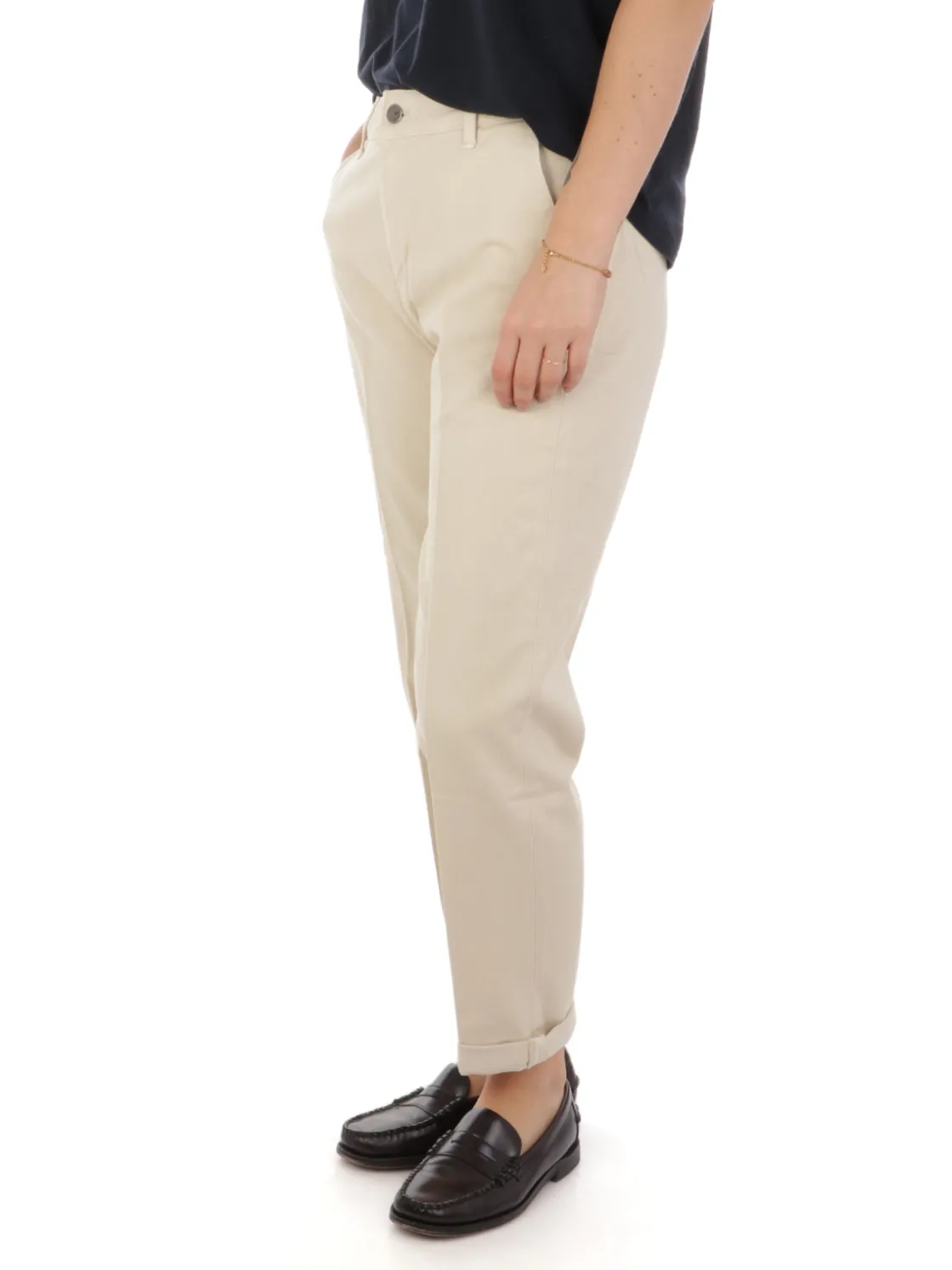 Cigala’s CIGALA'S | Pantaloni Donna Relaxed Chino Dyed>Donna Pantaloni