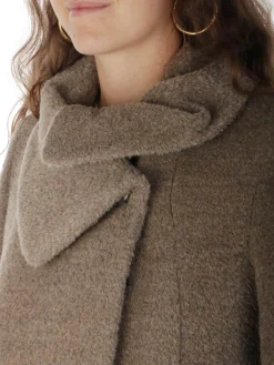 Cinzia Rocca | Cappotto Corto Donna in Lana e Alpaca><noscript><img width=