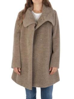 Cinzia Rocca | Cappotto Corto Donna in Lana e Alpaca><noscript><img width=
