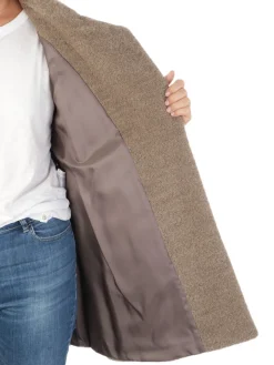 Cinzia Rocca | Cappotto Corto Donna in Lana e Alpaca><noscript><img width=