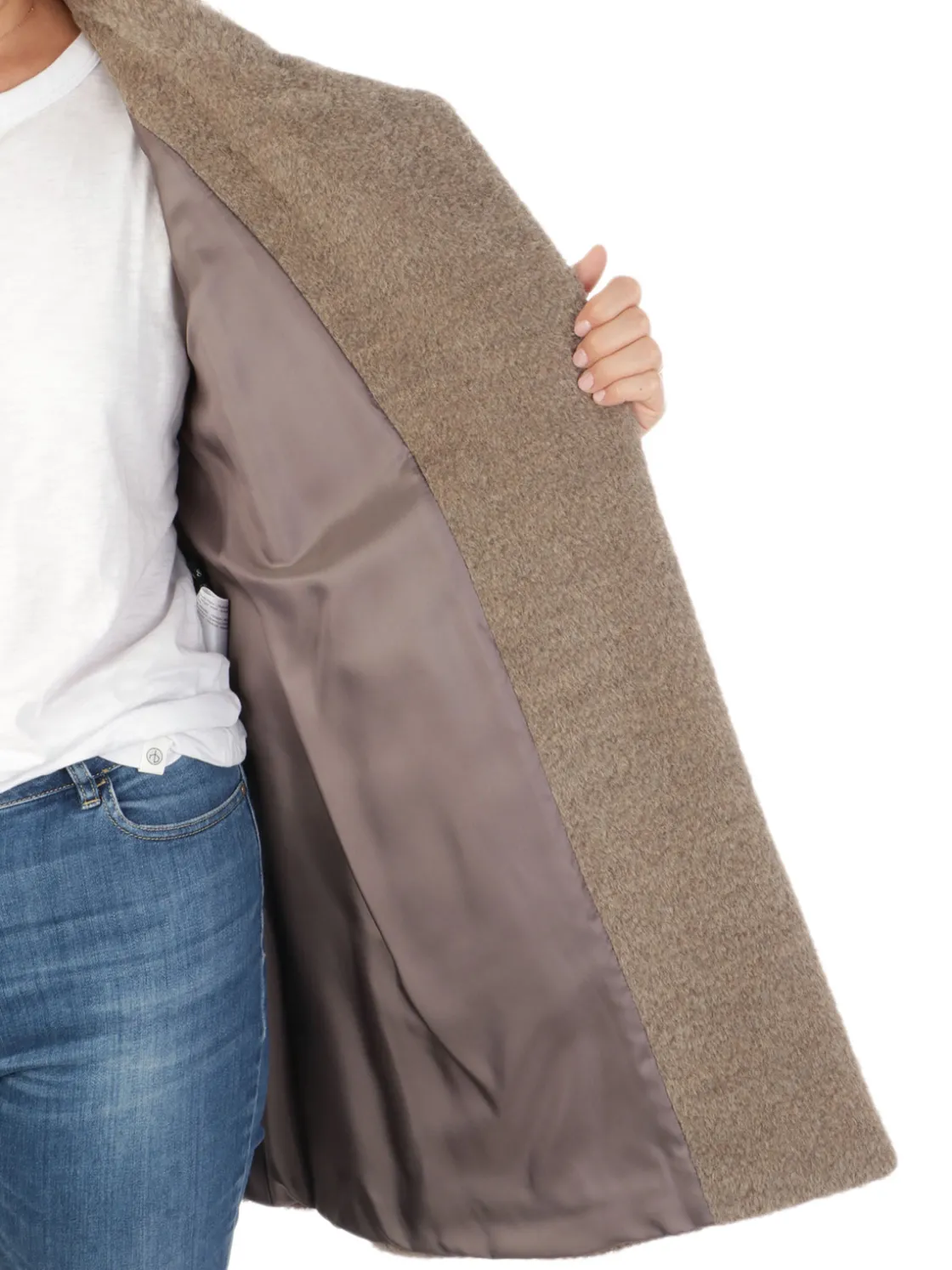Cinzia Rocca | Cappotto Corto Donna in Lana e Alpaca>Donna Cappotti E Trench