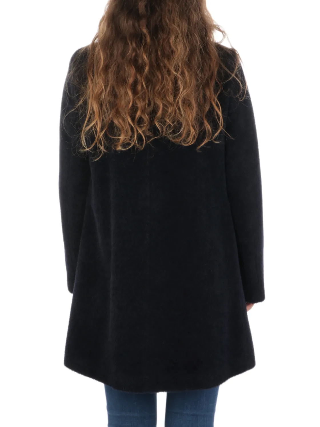 Cinzia Rocca | Cappotto Corto Donna in Lana e Alpaca>Donna Cappotti E Trench
