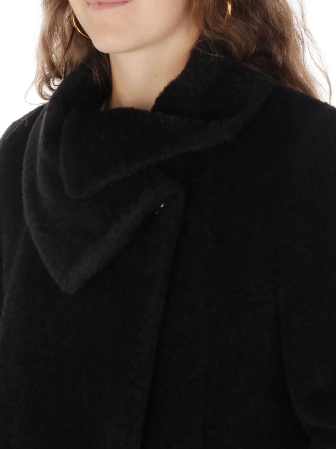 Cinzia Rocca | Cappotto Corto Donna in Lana e Alpaca>Donna Cappotti E Trench