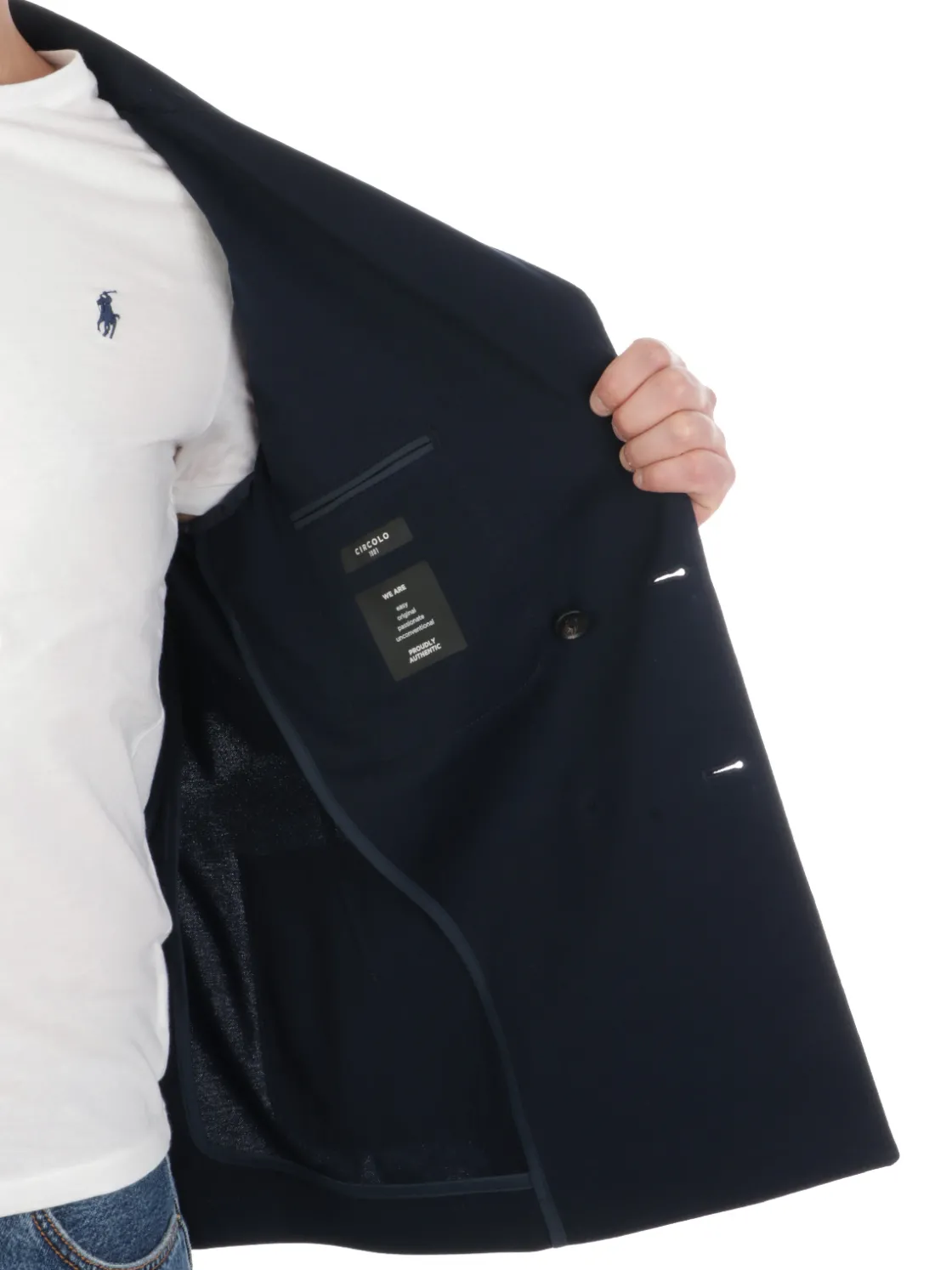 Circolo 1901 | Giacca Doppiopetto Uomo in Cotone Piqué>Uomo Blazer E Giacche