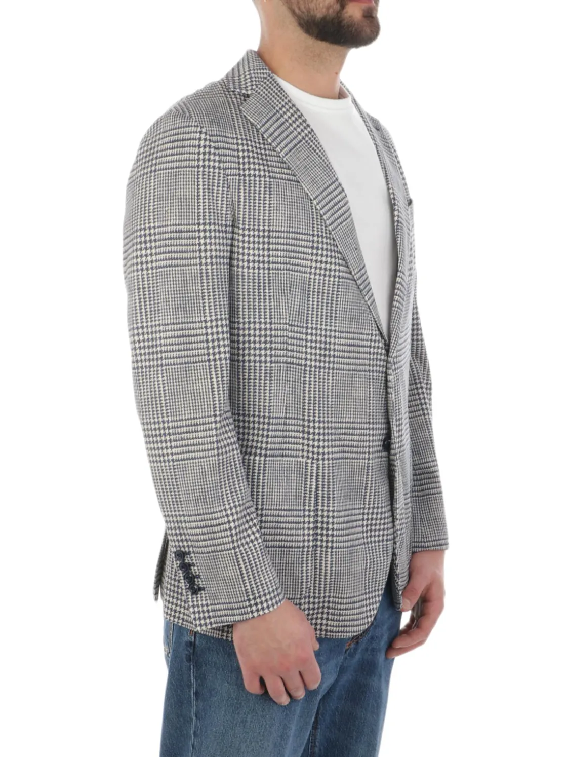 Circolo 1901 | Giacca Uomo in Cotone Principe di Galles>Uomo Blazer E Giacche