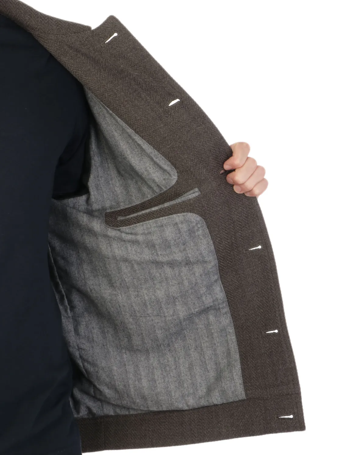 Circolo 1901 | Work Jacket Uomo in Lana Herringbone>Uomo Giubbotti E Piumini