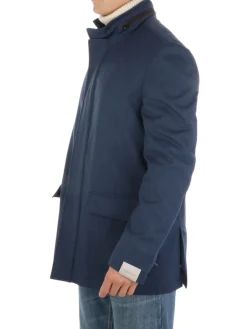 Corneliani | Caban Uomo in Lana Ecosostenibile>Uomo Giubbotti E Piumini