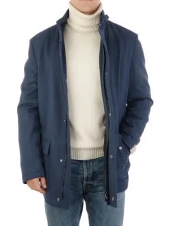 Corneliani | Caban Uomo in Lana Ecosostenibile>Uomo Giubbotti E Piumini