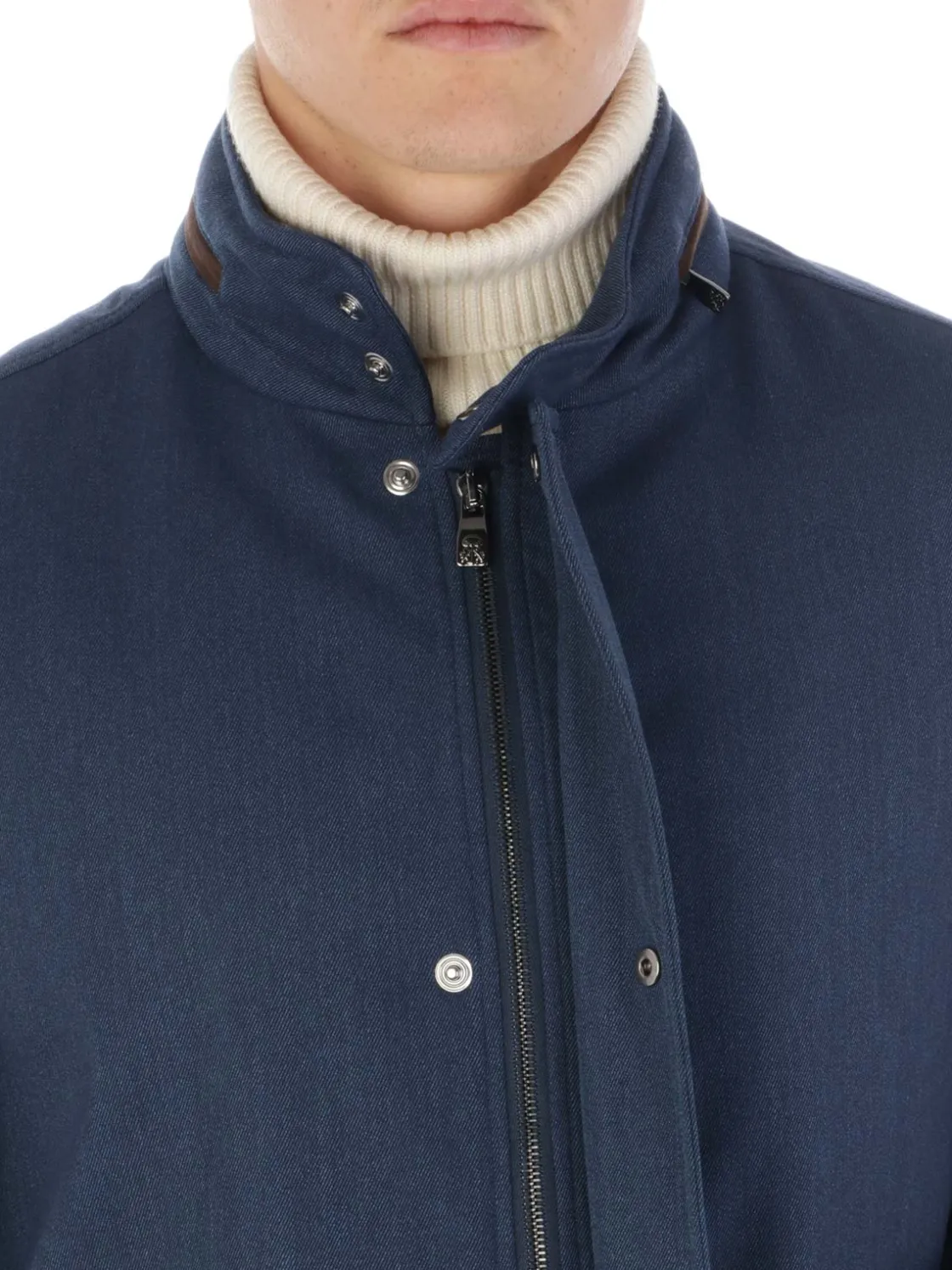 Corneliani | Caban Uomo in Lana Ecosostenibile>Uomo Giubbotti E Piumini
