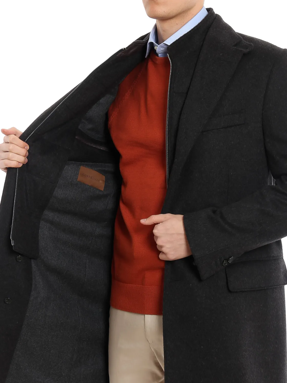 Corneliani | Cappotto>Uomo Cappotti E Trench