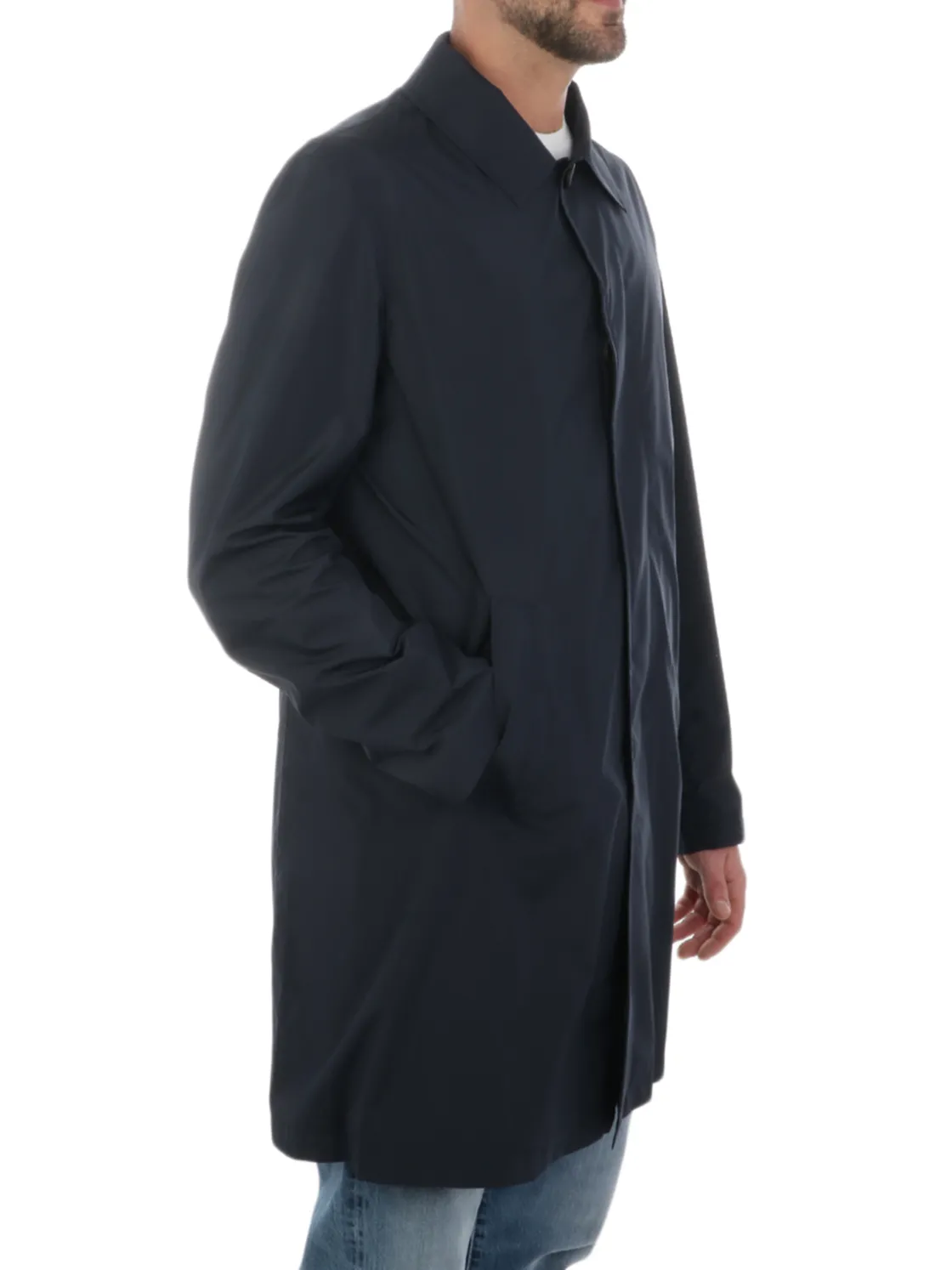 Corneliani | Impermeabile Uomo in Tessuto Tecnico>Uomo Cappotti E Trench