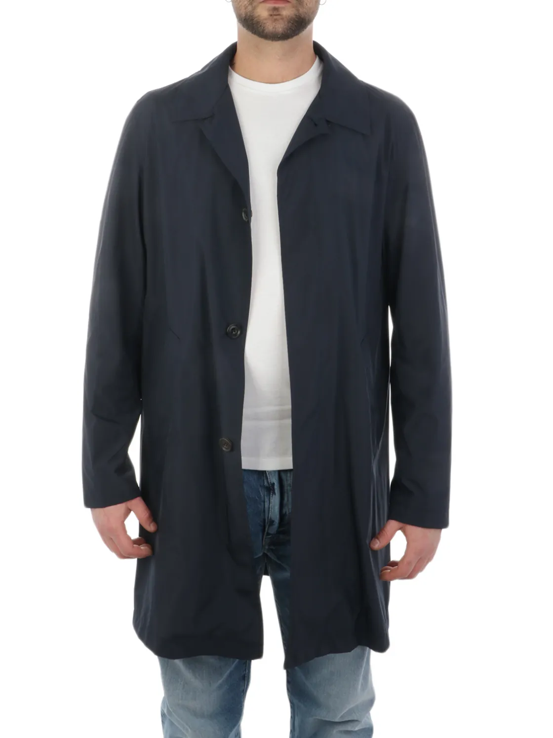 Corneliani | Impermeabile Uomo in Tessuto Tecnico>Uomo Cappotti E Trench