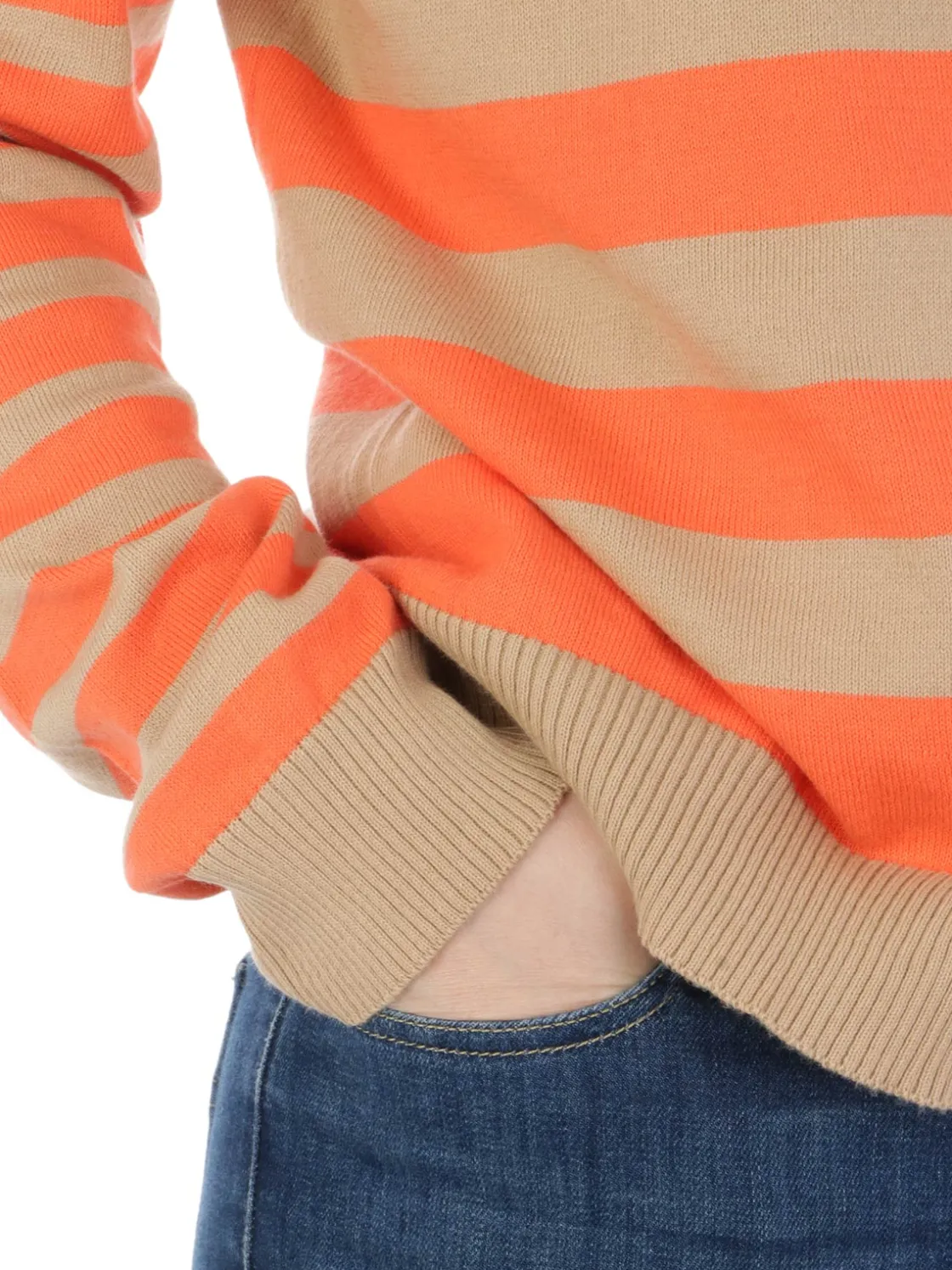 Crochè Croche | Giacca Bottoni A Righe>Donna Maglie