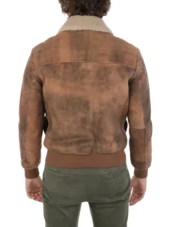 D'Amico | Giacca Uomo in Pelle Rusty>Uomo Giubbotti E Piumini