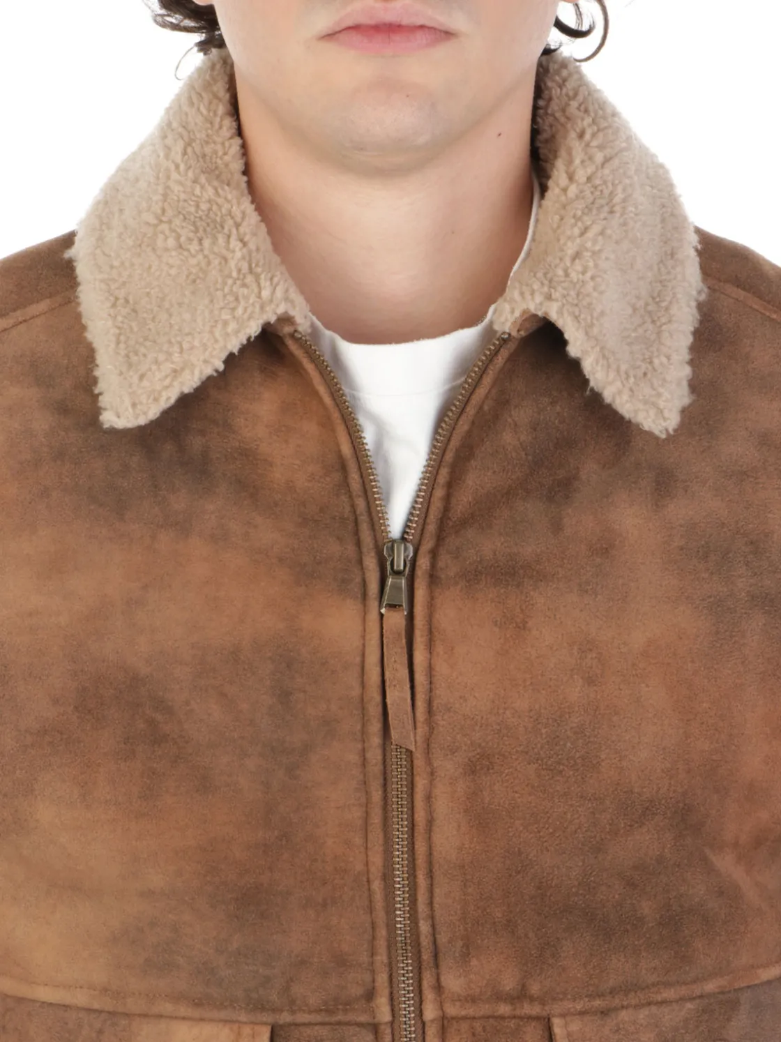 D'Amico | Giacca Uomo in Pelle Rusty>Uomo Giubbotti E Piumini