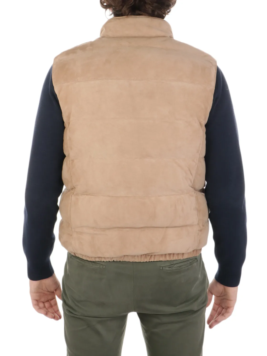 D'Amico | Gilet Uomo Gennaro in Camoscio>Uomo Gilet E Smanicati