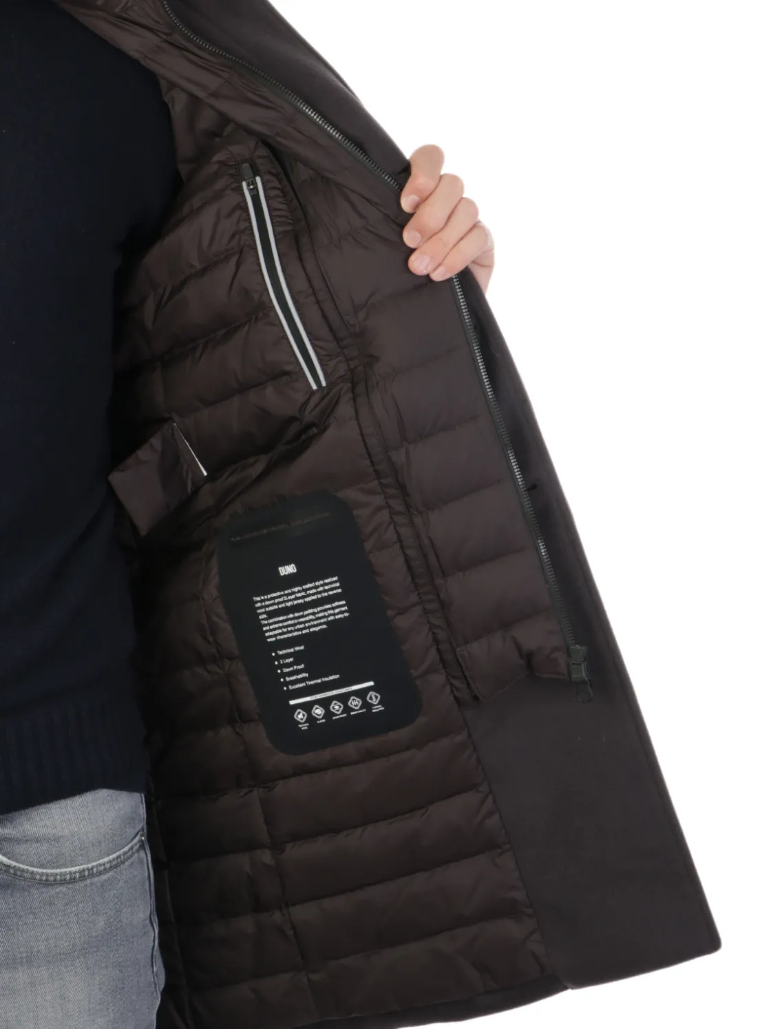 Duno | Cappotto Uomo Fondo Prato>Uomo Cappotti E Trench
