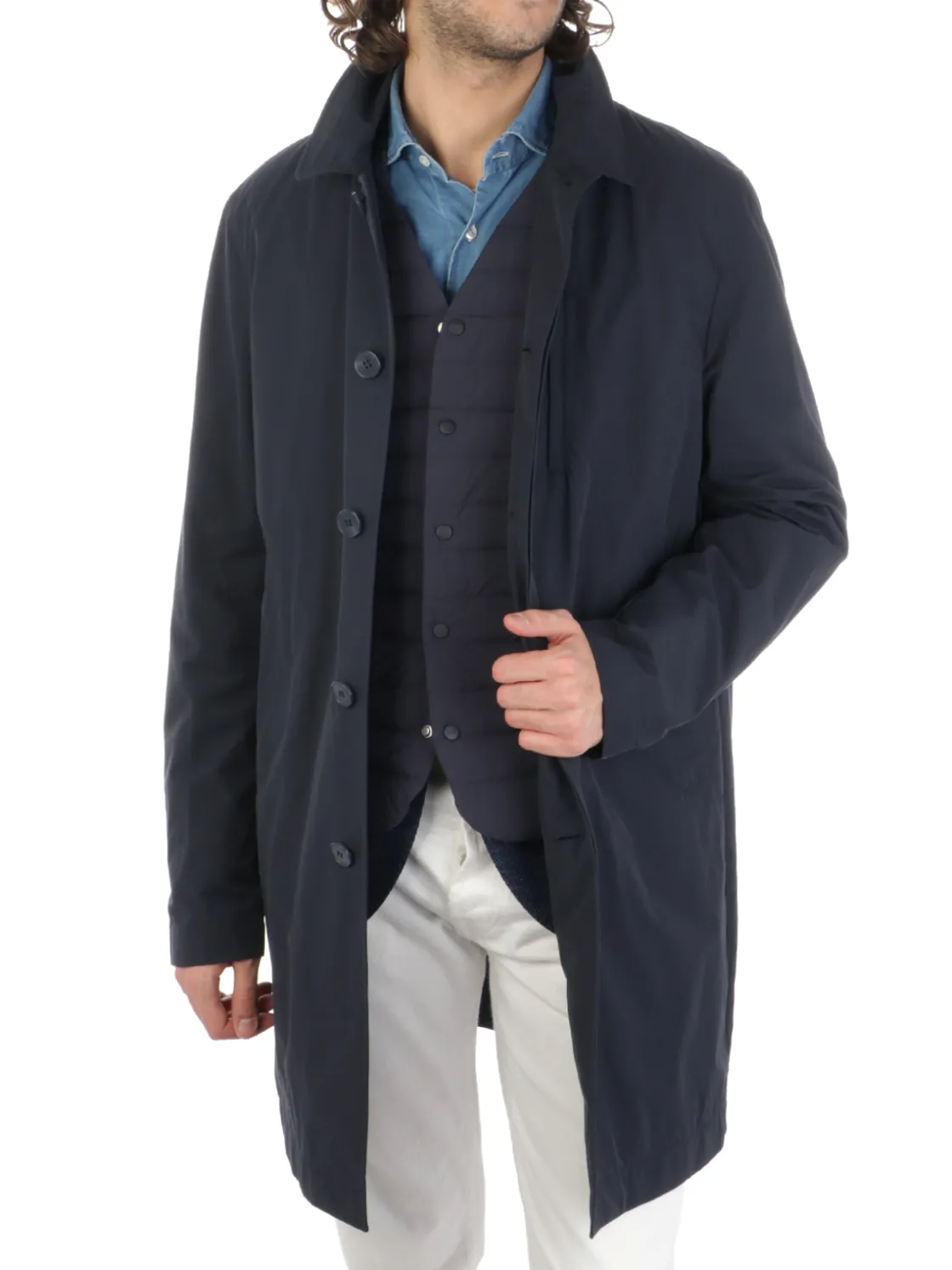 Duno | Impermeabile Uomo Alfie Recco Mist>Uomo Giubbotti E Piumini