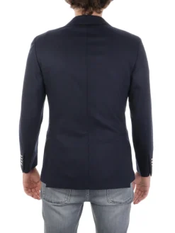 Eleventy | Giacca Doppiopetto Uomo in Lana e Cashmere>Uomo Blazer E Giacche