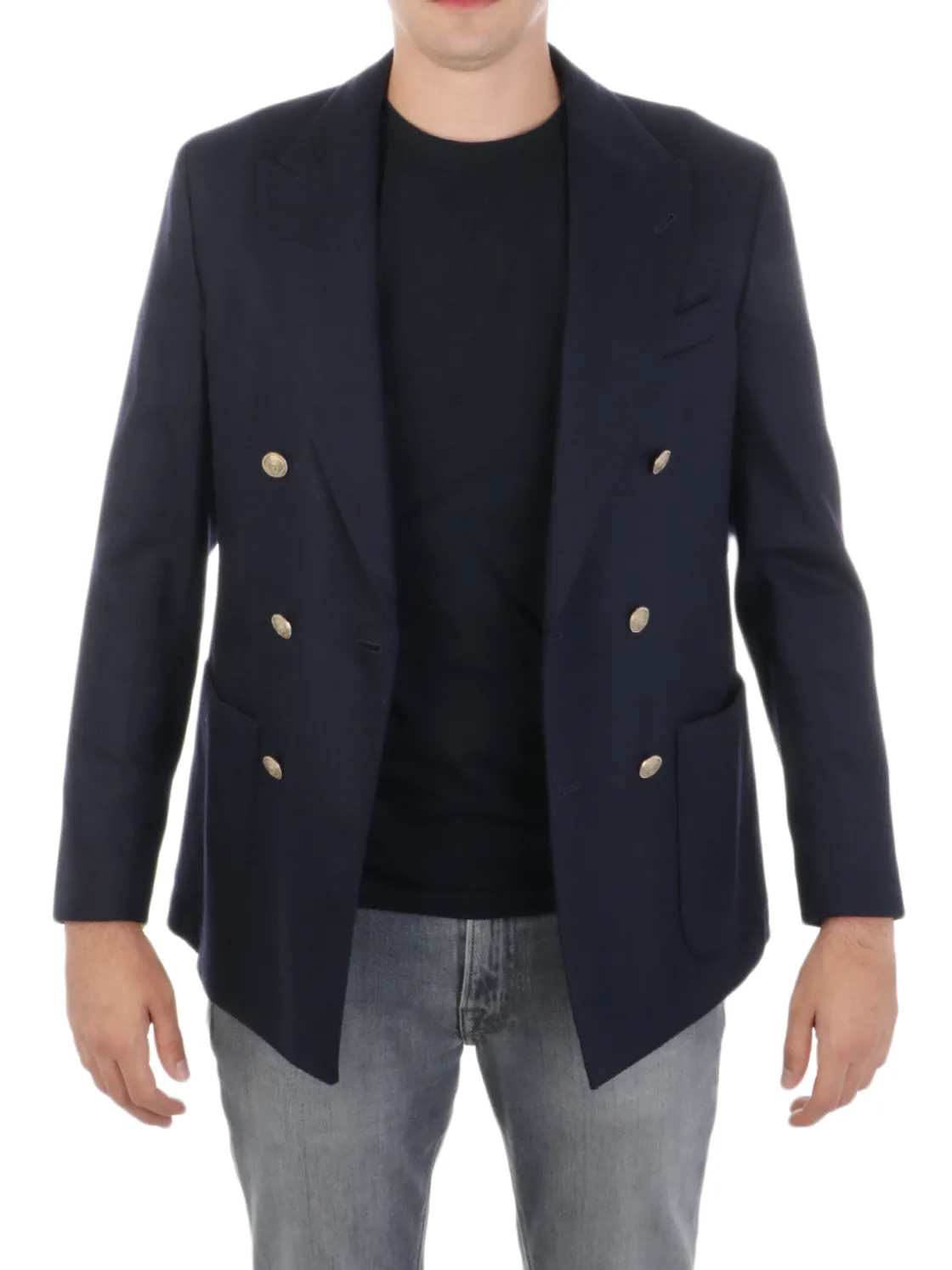 Eleventy | Giacca Doppiopetto Uomo in Lana e Cashmere>Uomo Blazer E Giacche