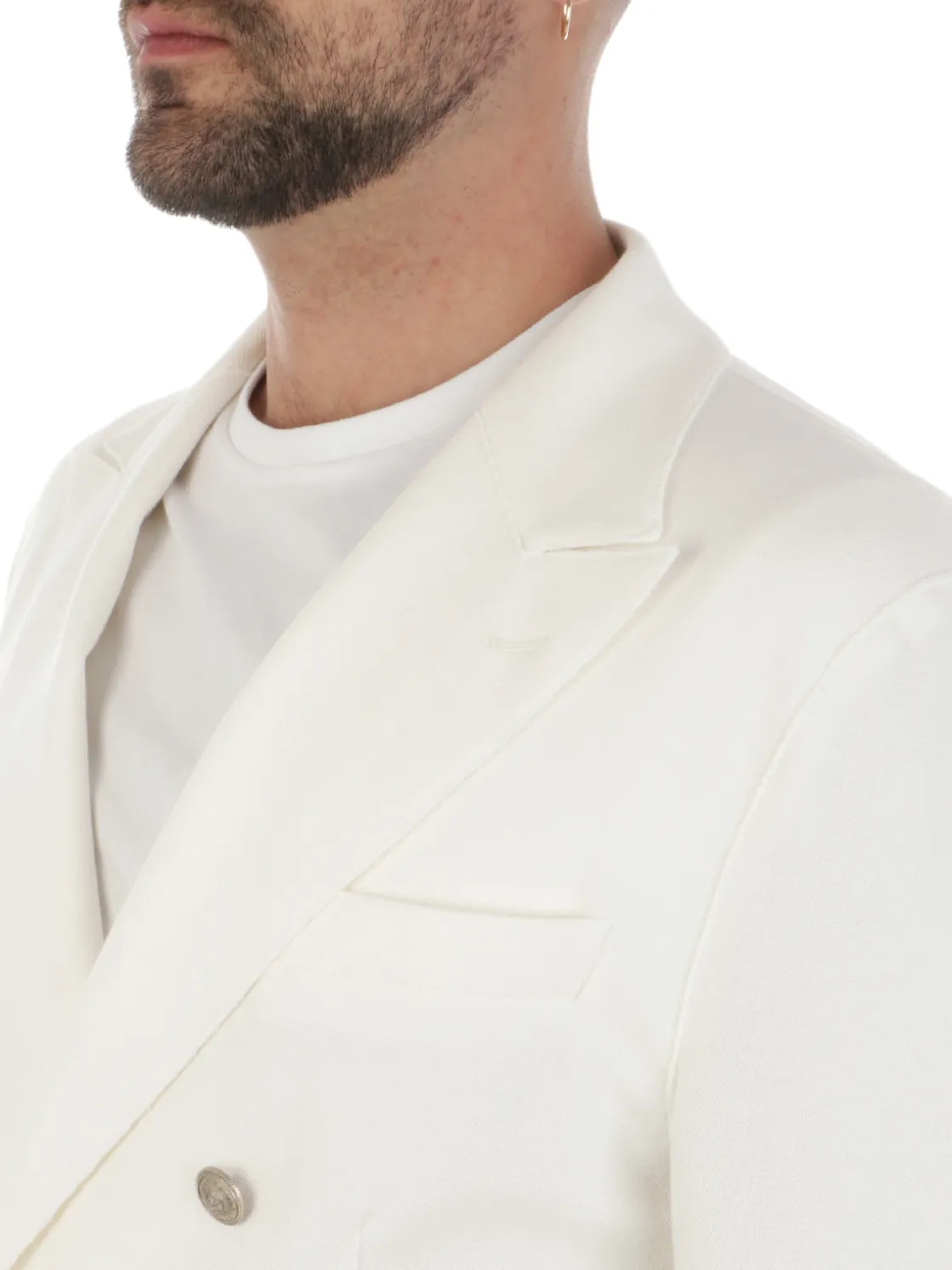 Eleventy | Giacca Doppiopetto Uomo in Cotone Stretch>Uomo Blazer E Giacche