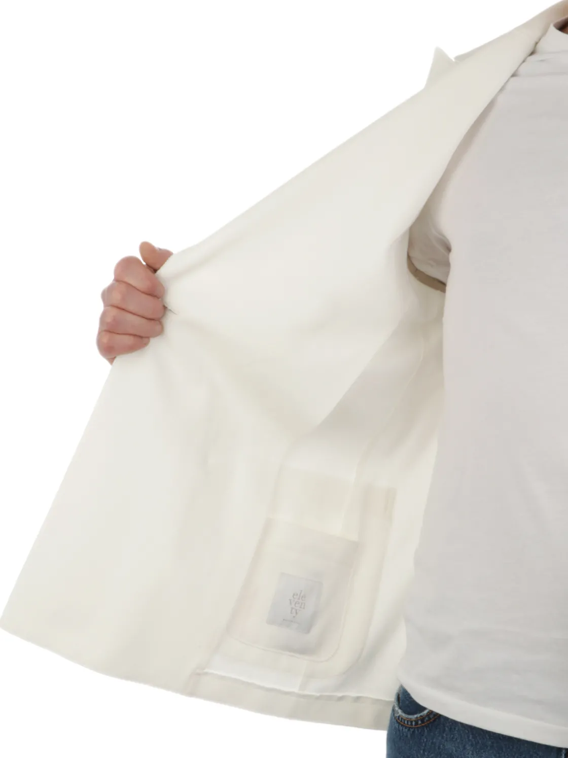 Eleventy | Giacca Doppiopetto Uomo in Cotone Stretch>Uomo Blazer E Giacche