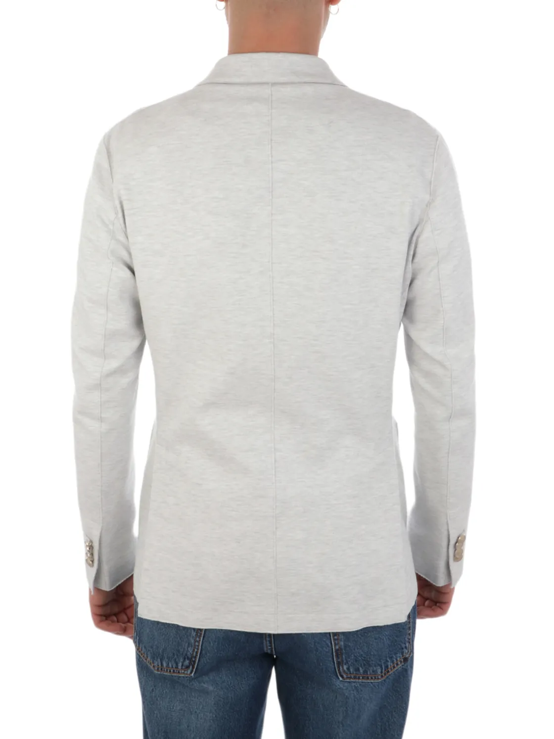 Eleventy | Giacca Doppiopetto Uomo in Cotone Stretch>Uomo Blazer E Giacche