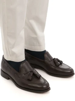 Eleventy | Panaloni Uomo Regimental in Cotone Stretch><noscript><img width=